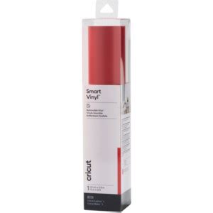 Cricut Smart Vinyl Removable 33X366Cm 1 Sheet (Red); Works without a cutting mat – just load & go!; Durable, yet removes without residue; Recommended for indoor use; For Cricut Explore® 3 & Cricut Maker® 3